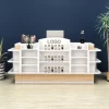 SHIJIE modern retail store front counter shop mall checkout cashier counters customized display retail counter