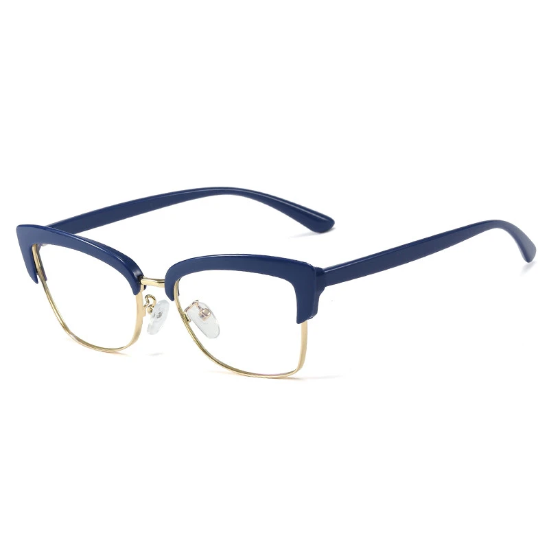 SHINELOT 95711 Trendy New Style Anti Blue Light Glasses Frame Women Custom Logo Spectacles Optical Eyewear