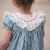 Import Short sleeve casual stripes flower embroidered 2020 summer baby girls dress from China