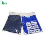 Side Gusset Shirt Security Ldpe Matte Heat Seal Clear Plastic Zip Lock Packaging Bags