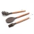 Import Silicone Cooking Kitchen Utensil Set 8pcs Natural Wood Handles Non-Stick BPA-Free Non-Scratch Cookware from China