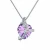 Import Silver Love Heart Fashion Pendant Necklace Jewelry  For Women Wholesales Crystals From Swarovski from China