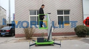 Single man lift personal portable lift aerial work platform 10m