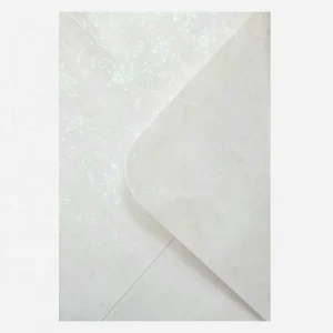 single side color embossed decorative paper envelopes