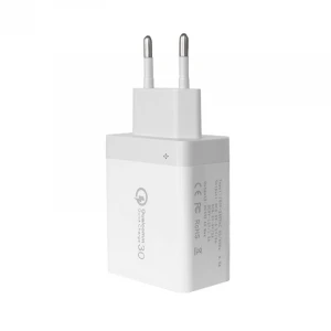 Single USB fast charging phone 18 W QC 30 Wall Charger EU plug  universal  travel fast cell phone charger
