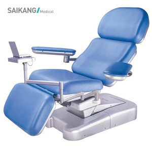 SKE095 Mobile Adjustable Blood Collection Donor Transfusion Chair