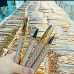 slim waterproof liquid eyeliner adhesive pencil rose gold  lash glue pen for makeup