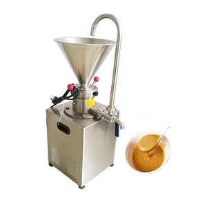 small automatic tahini colloid mill nut cocoa sauce almond grinding peanut butter making machine