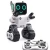 Import Smart educational remote control rc robot toy intelligent interactive LED light musical dancing robot with build-in coin bank from China