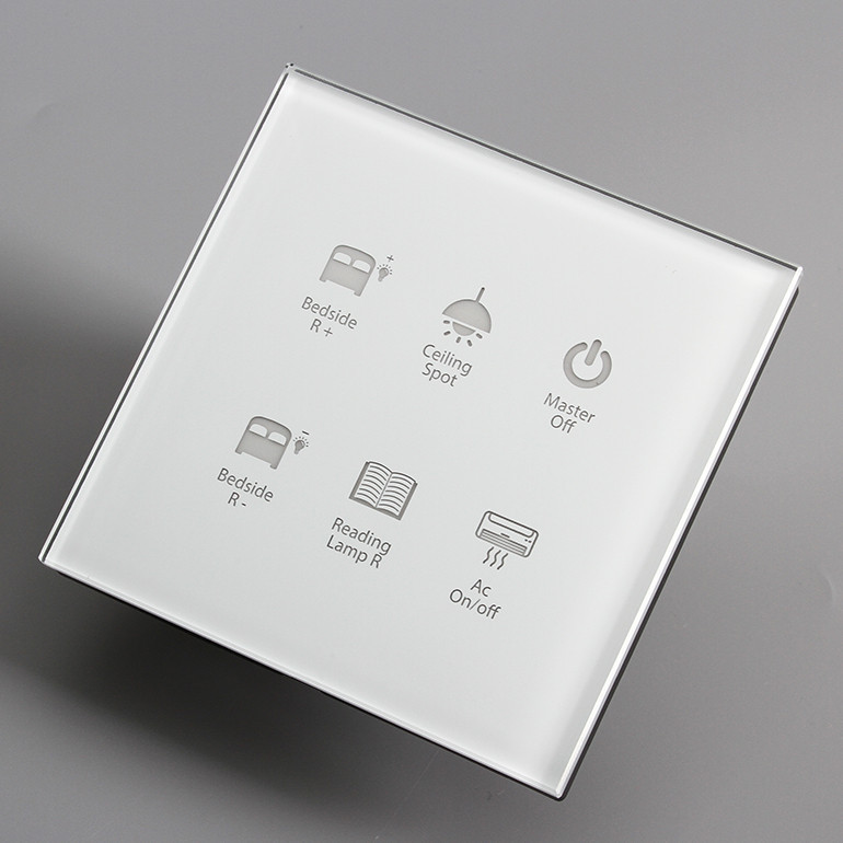 Buy Smart Home Light Modbus Rs485 Wall Switch With Customize Icons And ...