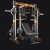 Import Smith machine squat rack consumer and commercial gym training equipment weightlifting barbell bench press gantry from China
