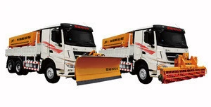 Snow cleaning equipment road sweeper