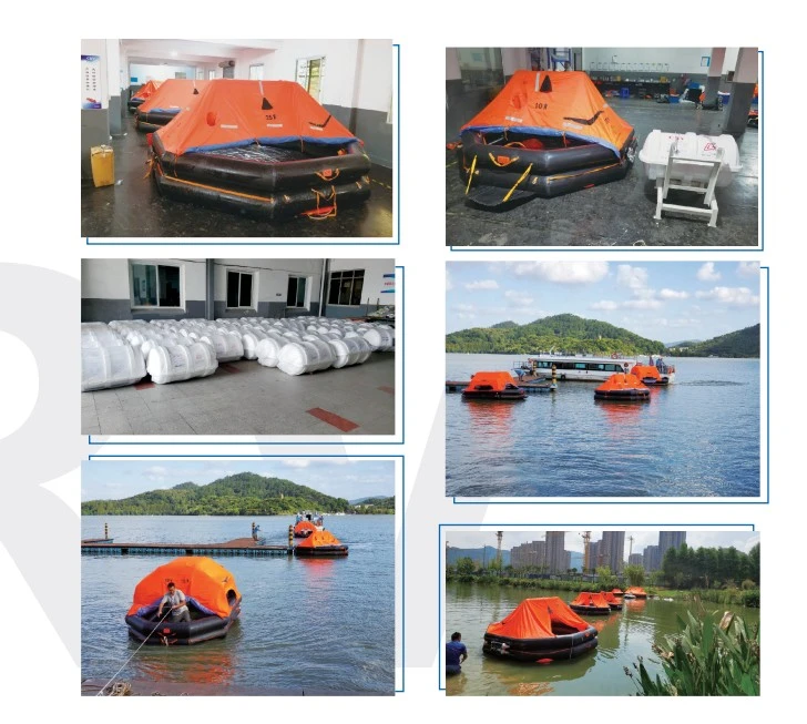 Solas EC CCS Approved 8 Person Throw Over Board Survival Inflatable Life Raft