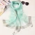Import solid color thin silk scarf women from China
