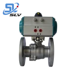 Solid Stainless Steel Flange Pneumatic Control Valve