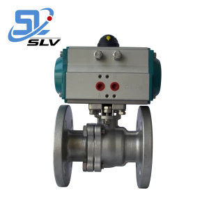 Solid Stainless Steel Flange Pneumatic Control Valve