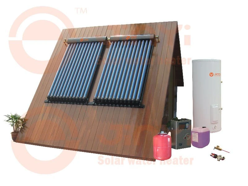 Split Active Solar Water Heater Using Circulation Pump System