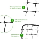 Sports playground school football boundary fence net tennis court nets
