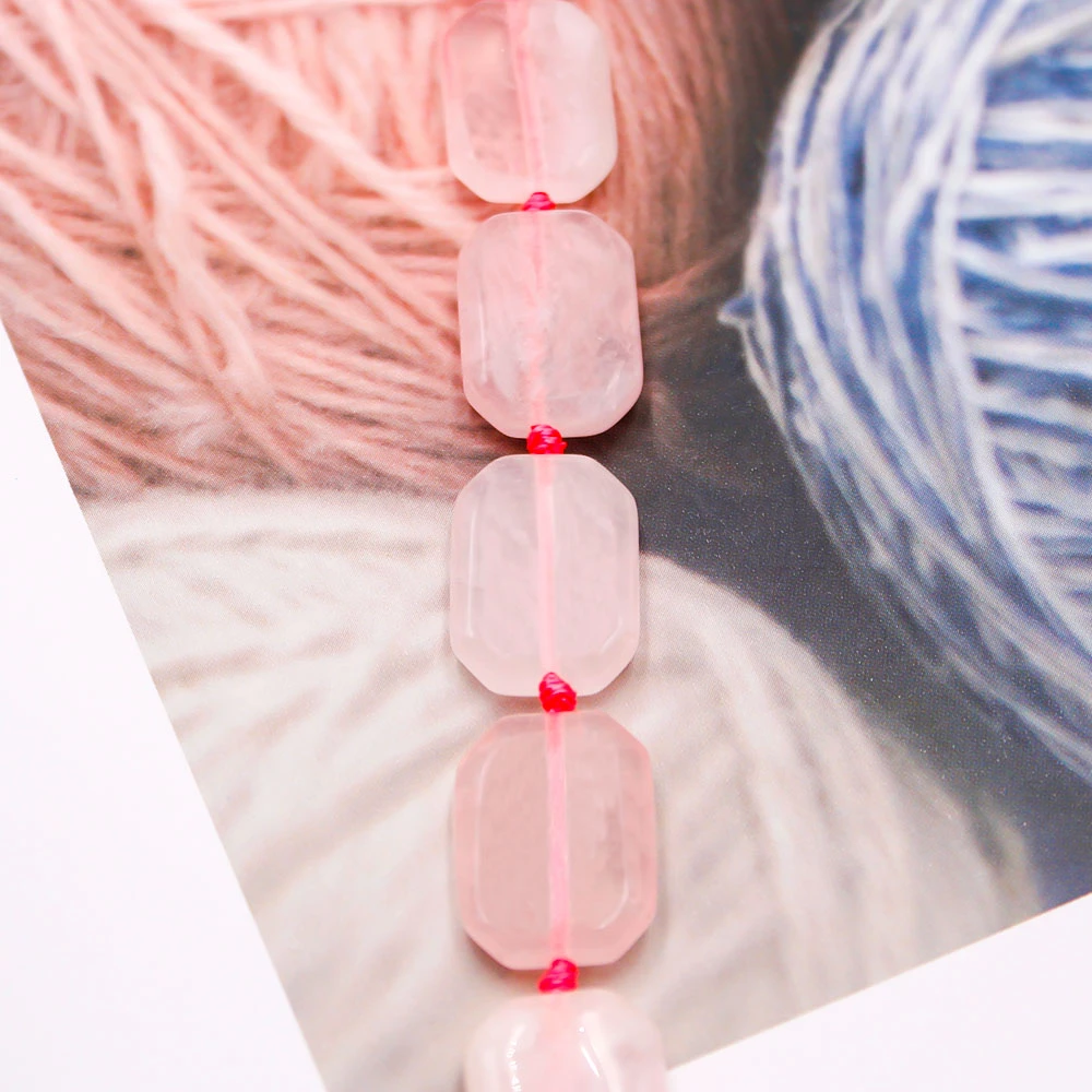 Spot Wholesale Drop-shaped Natural Pink Crystal Loose Beads Diy Bracelet Jewelry Accessories