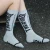 Spring Knitted Hand Japan Letter Girl Jacquard Sport Knee Custom Skate Socks