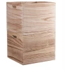 Stackable Decorative Wood Milk Crate /egg crate Large