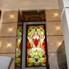stained glass panel for window and door