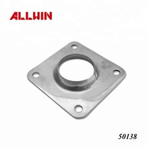 Stainless Steel 4 Hole Square Tube Flange