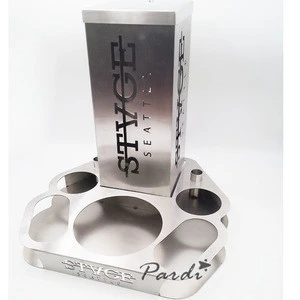 Stainless steel barware VIP Bottle Service Serving Tray Without Lock cage box for vodka, tequila, rum, wine, beer, whisky