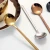 Import Stainless steel Cake dessert spoon Long handle coffee spoon Household tea spoon from China