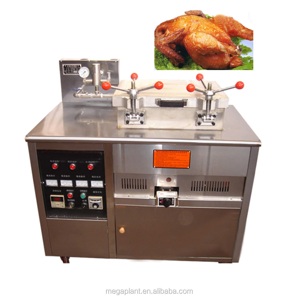 Stainless Steel Gas Deep Fat Fryer Kfc Fried Chicken Machine Commercial Potato Pressure Fryer