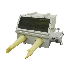 Stainless Steel Glove Box with Two Gloves for Researchers in Material Science, Chemistry and Semiconductor