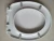 Import Stainless steel hinge two buttons seat cover European standard toilet seats from China