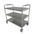 Import Stainless steel serving cart three-layer dining serving cart food trolley for sale from China