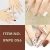 Import Stiletto matte mix color leopard print artificial press on nail from China