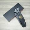 Stock pocket knife tactical knife with stainless steel blade black coating