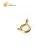 Import Stocked jewelry components diy gold brass spring clasp for necklace accessory findings from China