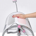 STRONG DRILL 6 in 1 nail machine desk led lamp nail drill bits dust collector