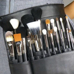 Studio color makeup teachers fan-pack multi-function makeup with 22 high-capacity PU cosmetic brush bag empty bag