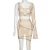 Import Stylish One Sleeve Irregular Two Piece Skirt Set 2021 Summer Clothing Women Street Fashion-HQ from China