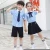Import Summer Middle Or High School Students  Cotton Color Combination Design School Uniform from China