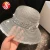 Import Summer Women Sun Protection Foldable Floppy Beach Straw Hats with Rhinestone from China