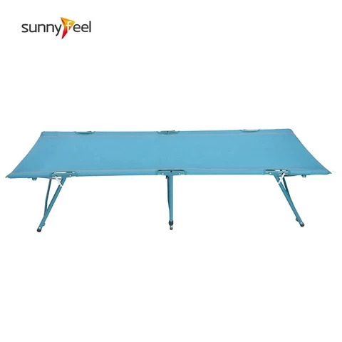 Sunnyfeel Low Height Easy Portable Compact Size Beach Outdoor Folding Tent Camping Bunk Bed Cot