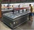 supermarket Frozen meat and fish display island fridge Freezer, Commercial Display Chest Freezer for fish meat frozen food