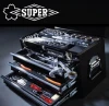 SUPERTOOL Professional Mechanic Tool Set with Metal Case