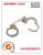 Import supplier military carbon steel /stainless steel police used locking handcuffs from India