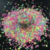 Supply colorful cosmetic dot mixes chunky nail glitter