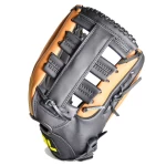 sweat absorbing strengthened durable genuine split leather school match adult youth 11.5/12.5 training baseball glove