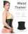 Import Sweat Slimming Bands Waist Trimmers Trainer Belts Dropshipping Logo Latex Body Shaper Bodysuit Black or Customized Color Adults from China