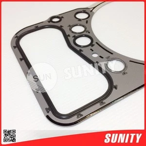 Taiwan made high quality diesel generator parts aftermarket S6A3 cylinder head gasket for Mitsubishi