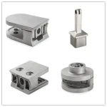 TARGET Stainless Steel Satin Clip Clamps for Glass Fence Balcony Railing